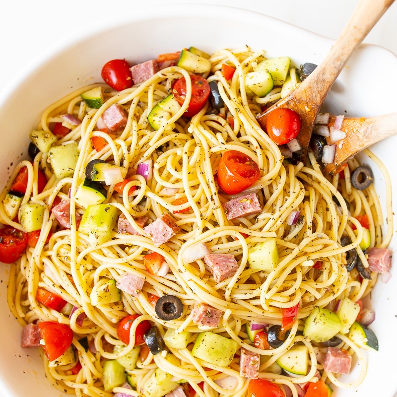 The Best Spaghetti Salad | Julie Blanner