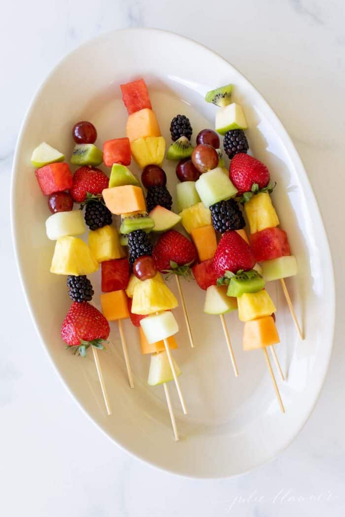 Fun and Festive Fresh Fruit Skewers | Julie Blanner