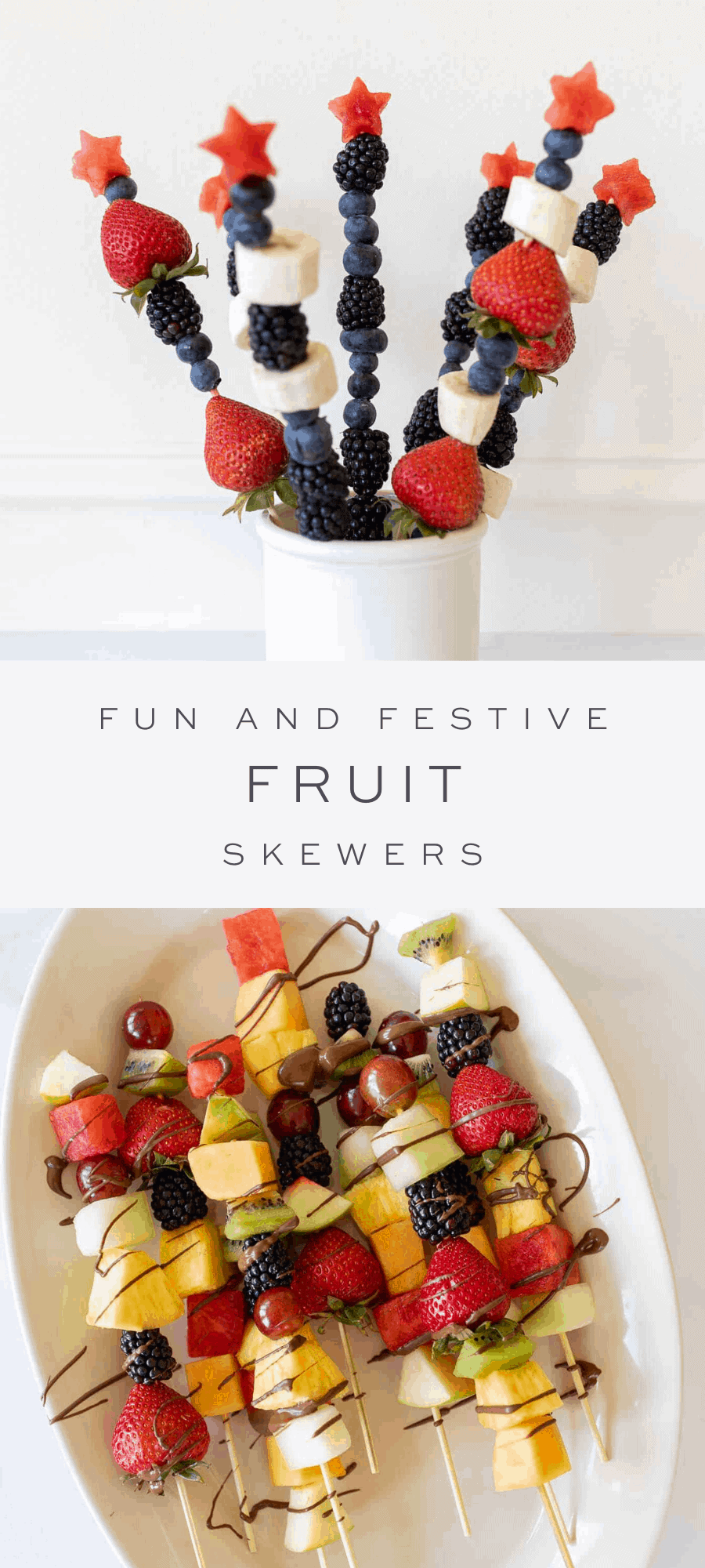 Fun and Festive Fresh Fruit Skewers