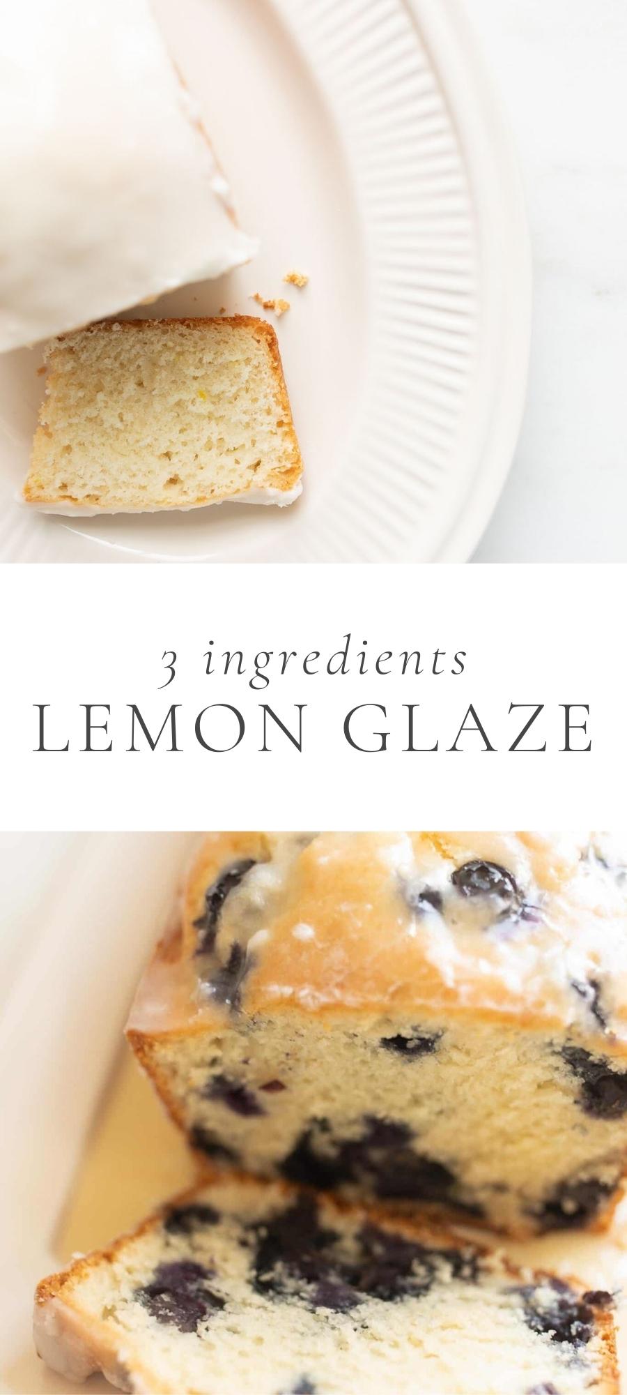 3 Ingredient Lemon Glaze Recipe | Julie Blanner