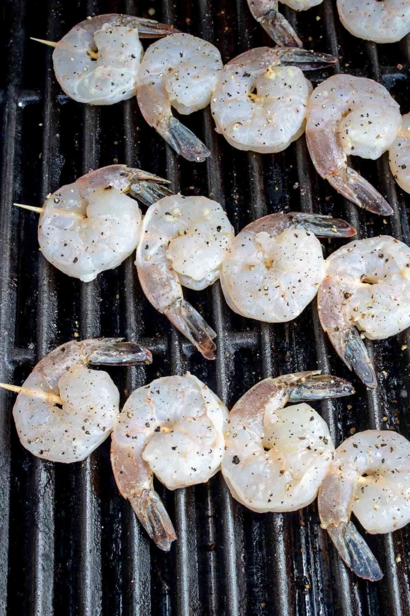 Easy Lemon Garlic Shrimp Kabobs For The Grill And Beyond | Julie Blanner