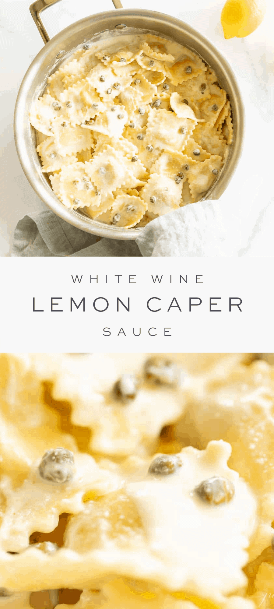 10 Minute Lemon Caper Sauce - moodde.com