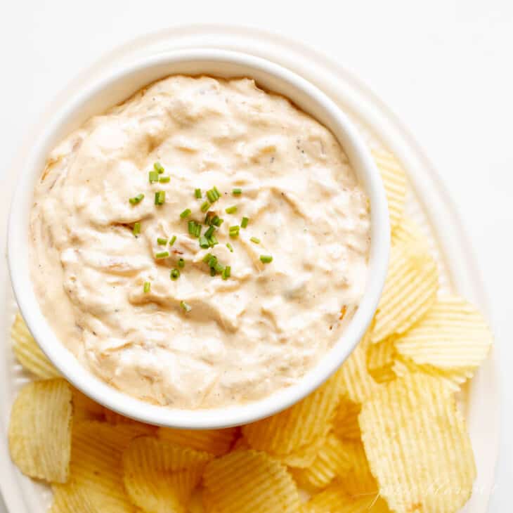Homemade French Onion Dip | Julie Blanner