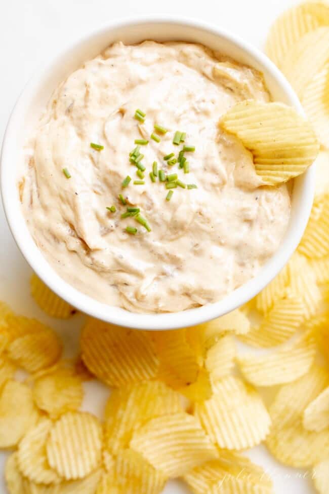 Homemade French Onion Dip Julie Blanner
