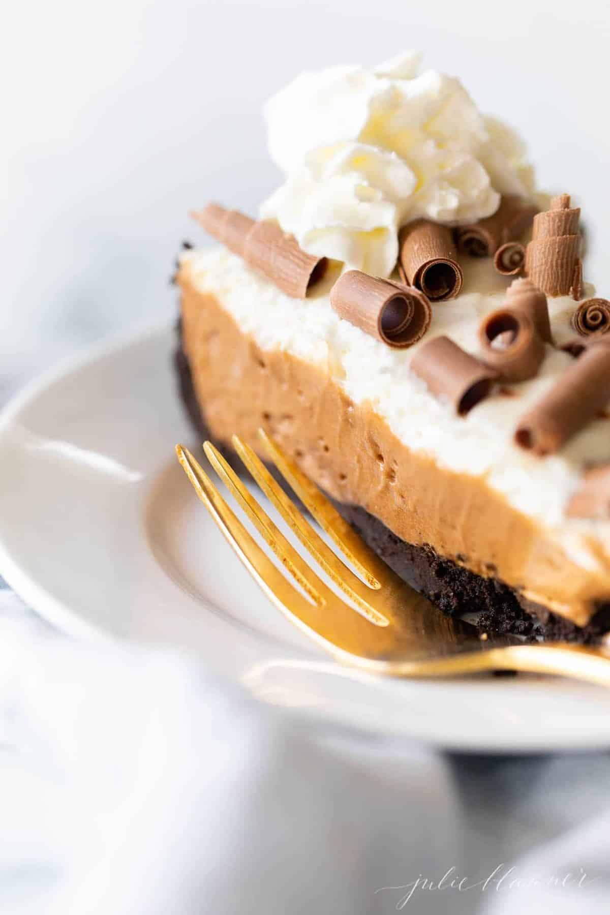 The Best No Bake French Silk Pie Recipe | Julie Blanner