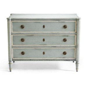 blue french chest
