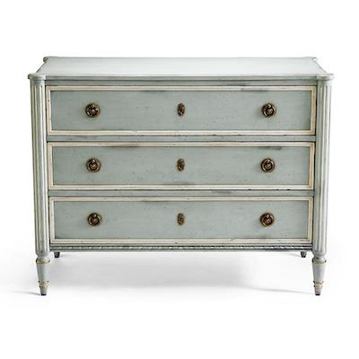 blue french chest