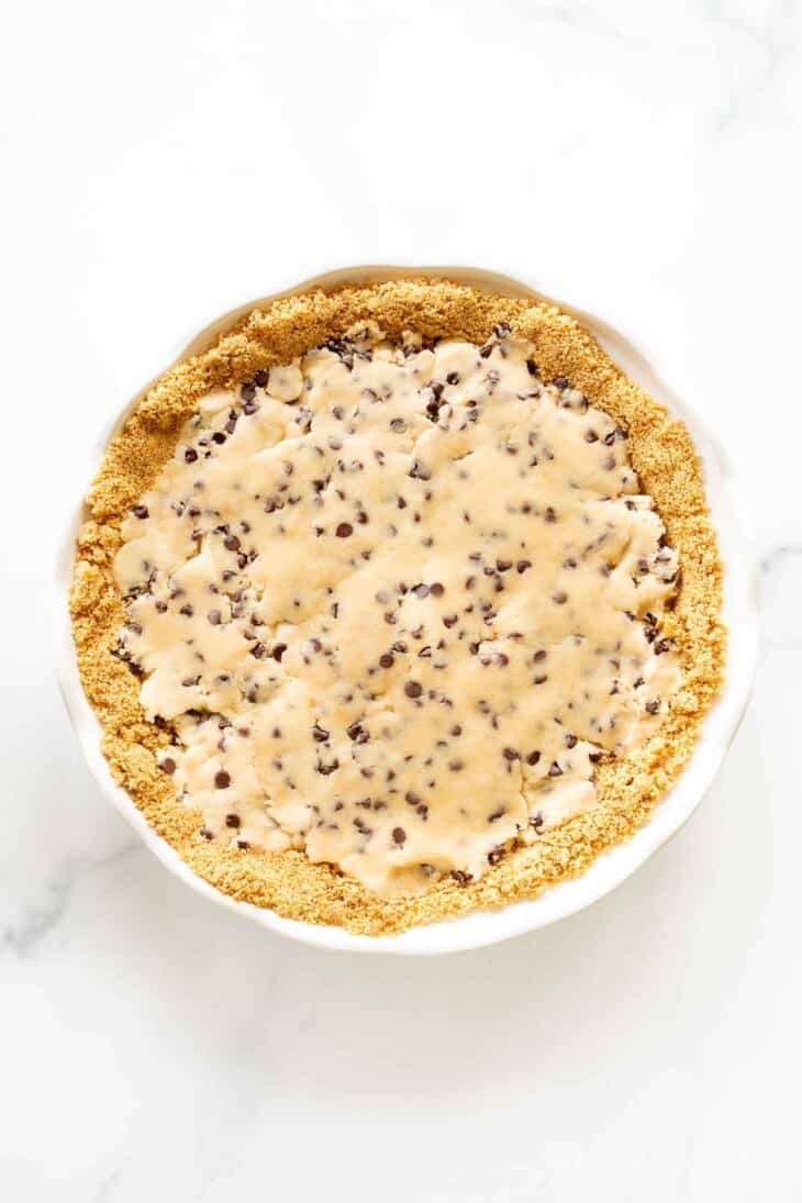 Easy No Bake Cookie Dough Pie Recipe Julie Blanner