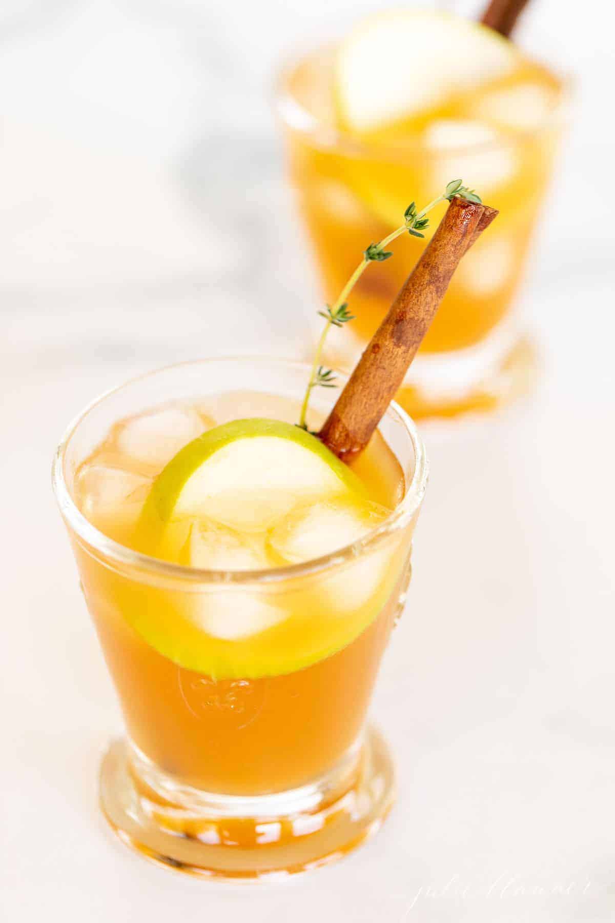 Easy + Delicious Apple Cider Cocktail Recipe | Julie Blanner