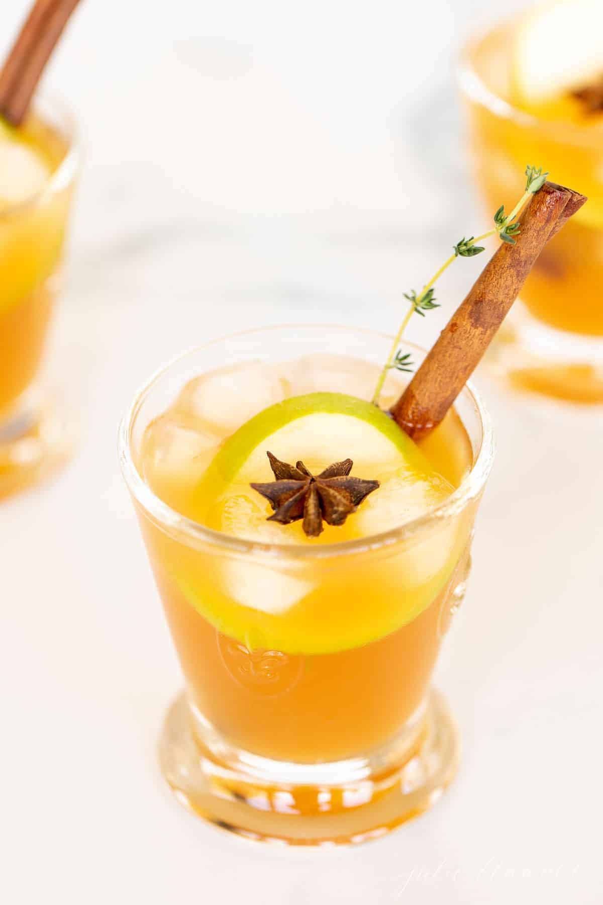 Easy + Delicious Apple Cider Cocktail Recipe | Julie Blanner