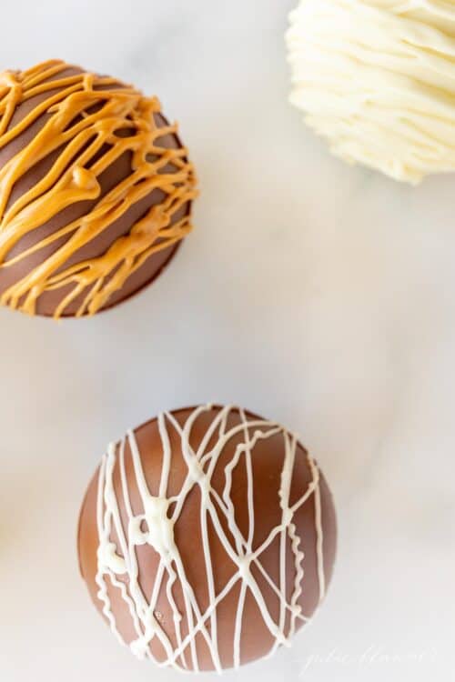 Peanut Butter Hot Chocolate Bombs | Julie Blanner