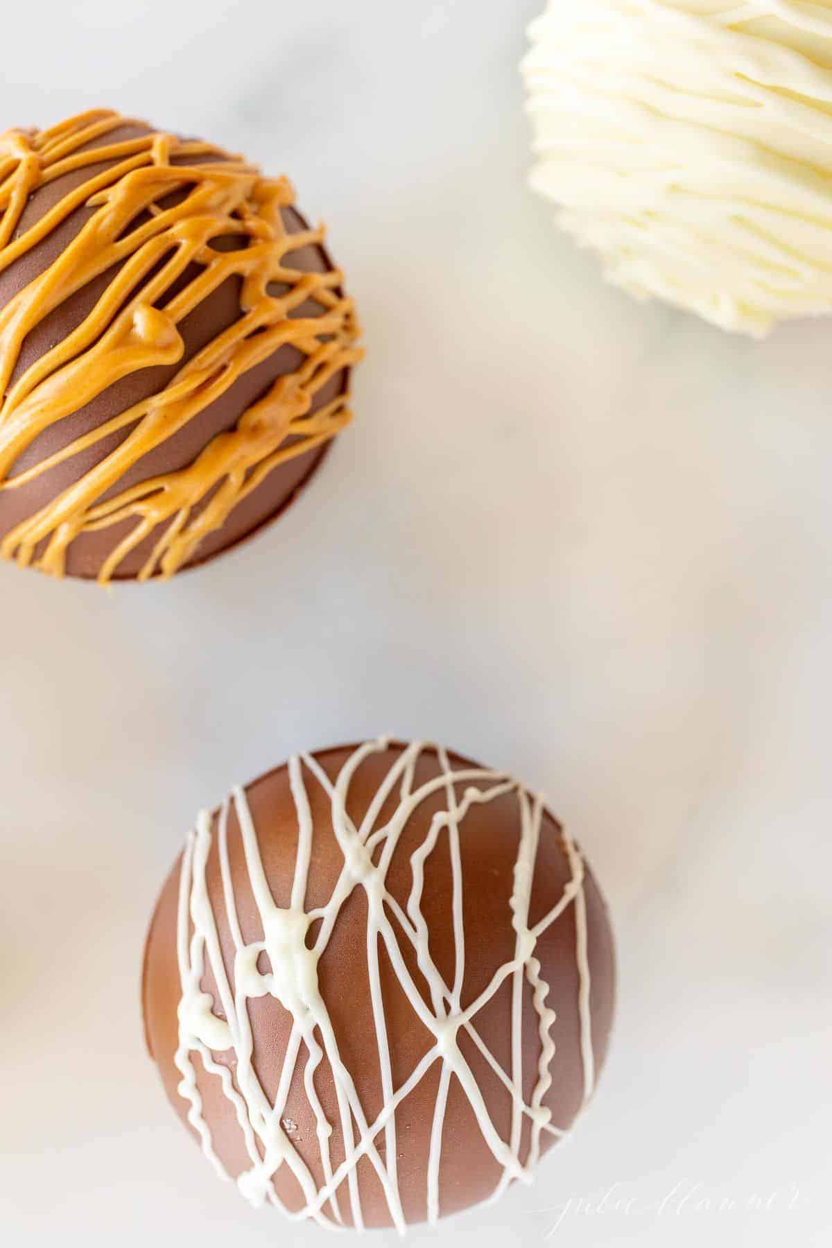 Peanut Butter Hot Chocolate Bombs | Julie Blanner
