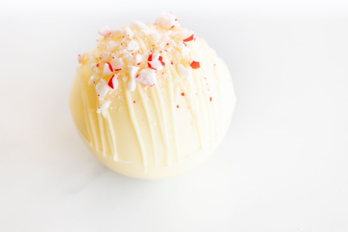 Peppermint Hot Chocolate Bombs Recipe | Julie Blanner