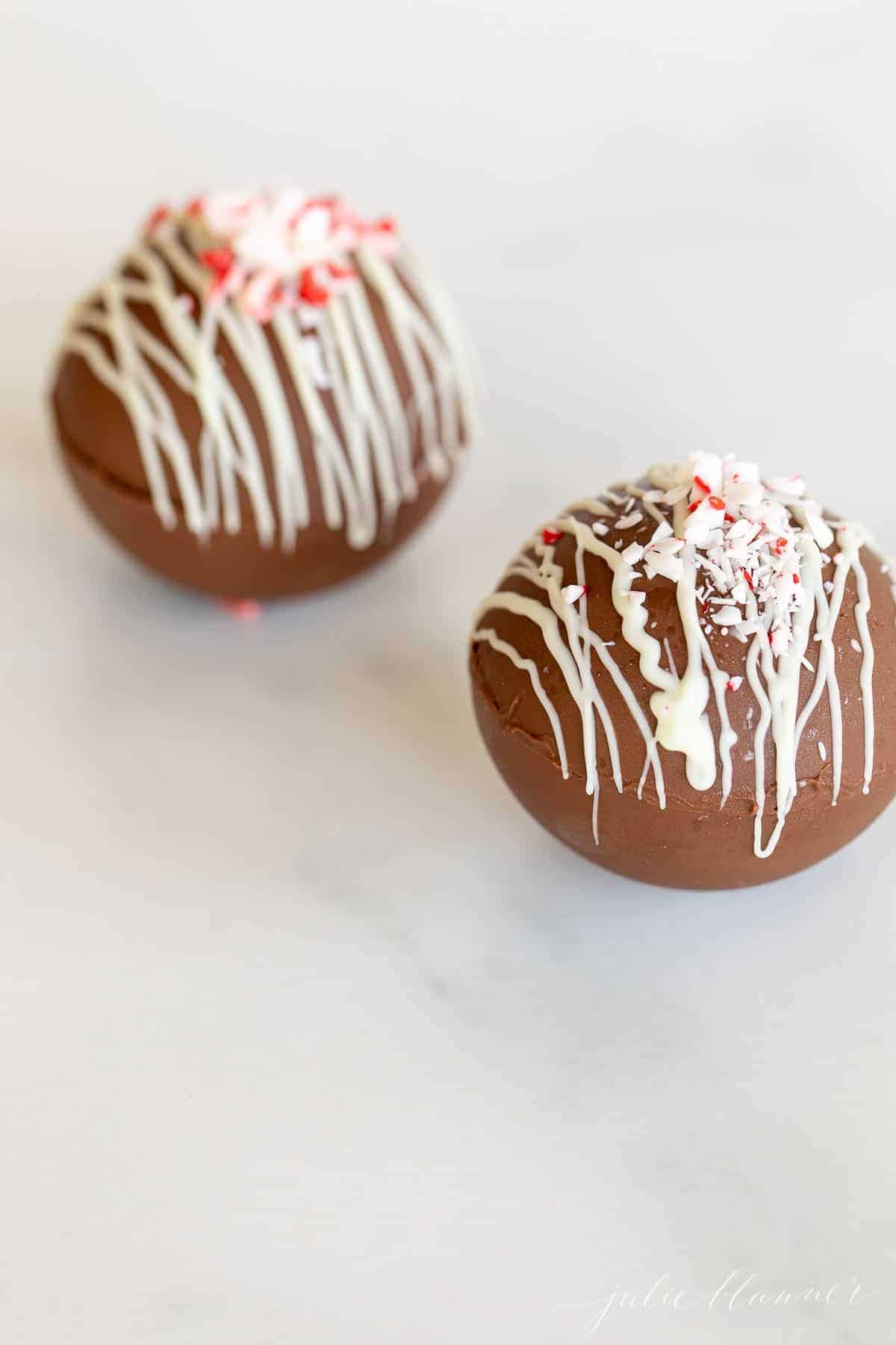 Peppermint Hot Chocolate Bombs Recipe 