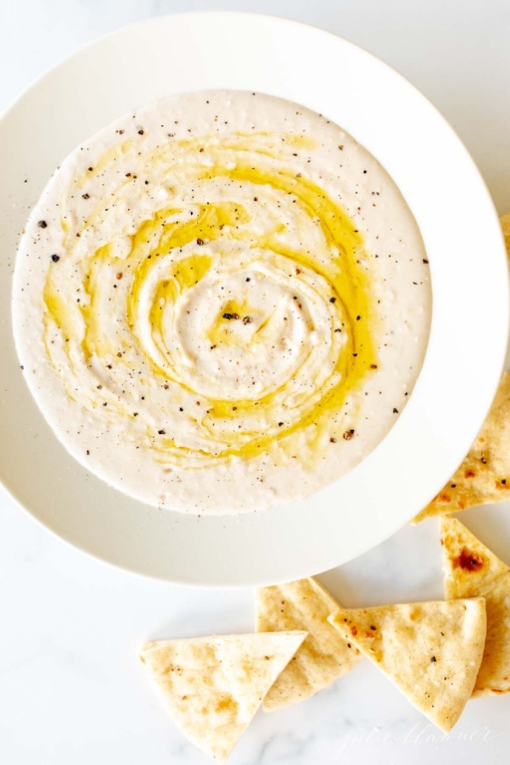 Creamy White Bean Dip | Julie Blanner