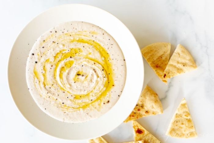 Creamy White Bean Dip | Julie Blanner