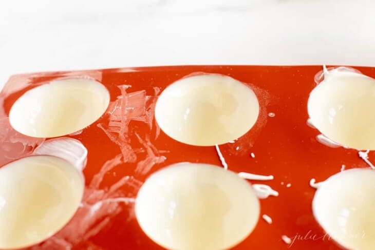 Melting Snowman Hot Chocolate Bombs | Julie Blanner