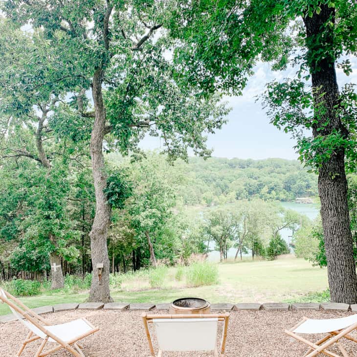 chairs around solo fire pit