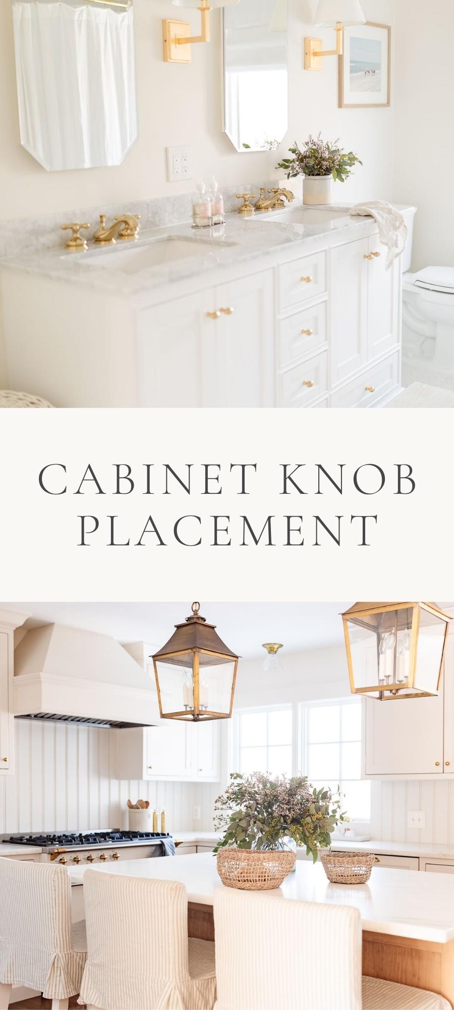 Cabinet Knob Placement, Kitchen Cabinet Hardware Placement Ideas