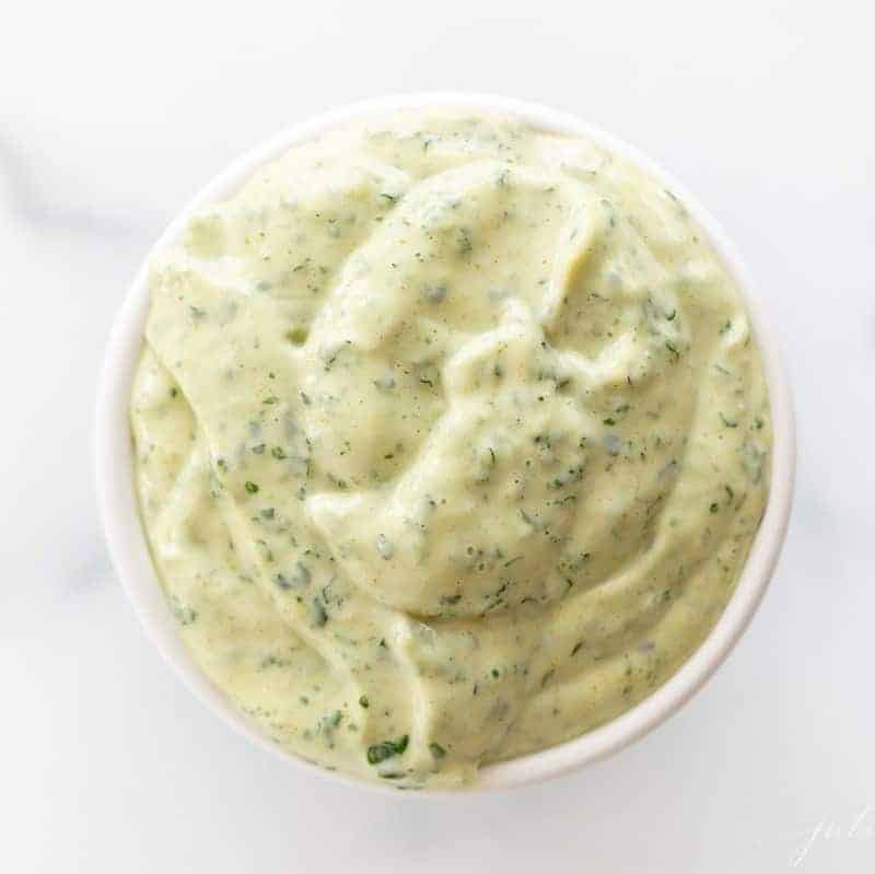 Easy Cilantro Aioli Recipe with Video Julie Blanner