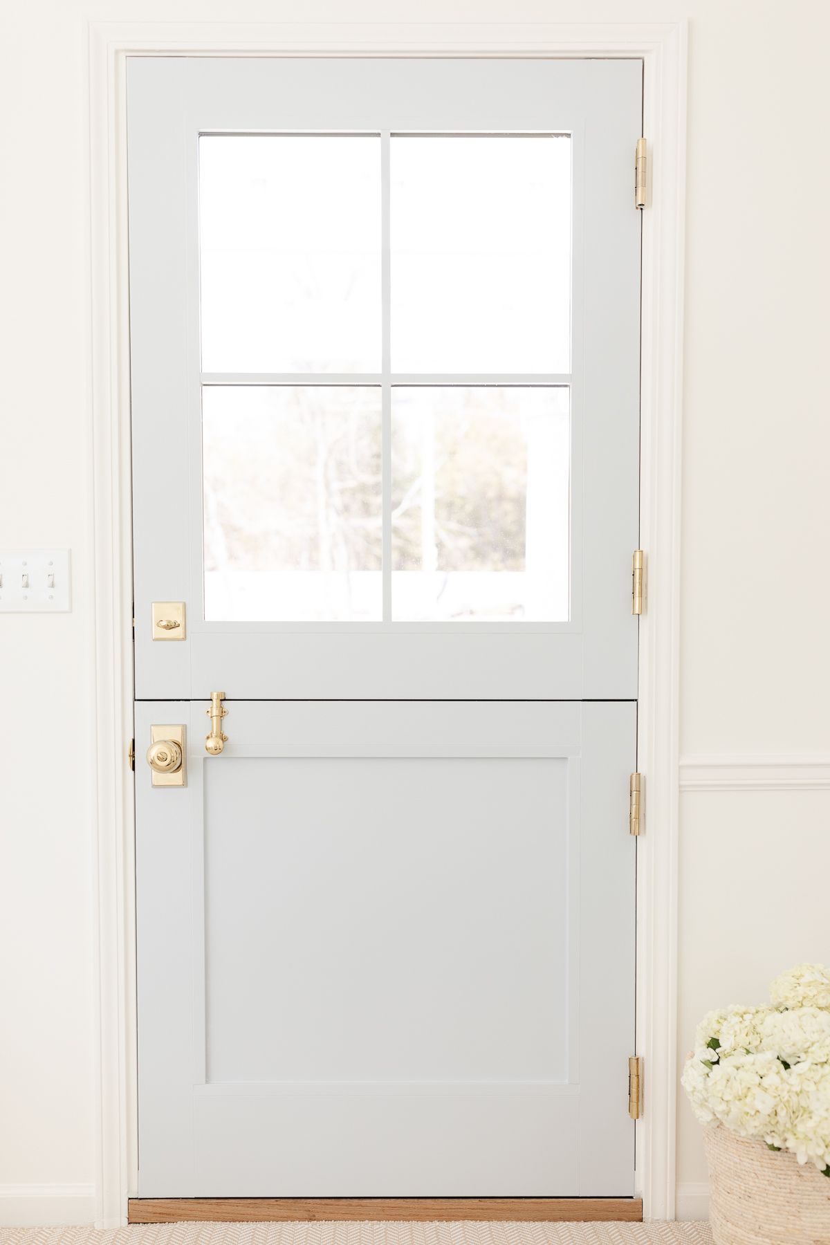 dutch door hardware set