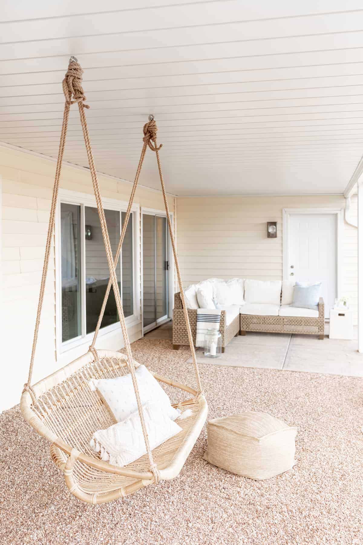 Create an Outdoor Room with an Under Deck Ceiling | Julie Blanner