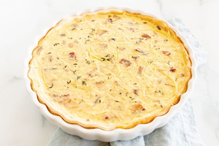 Flaky Quiche Crust (Made with 3 Ingredients!) Julie Blanner