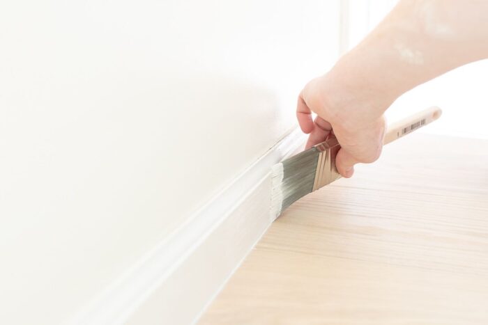 Clean White Baseboards Naturally