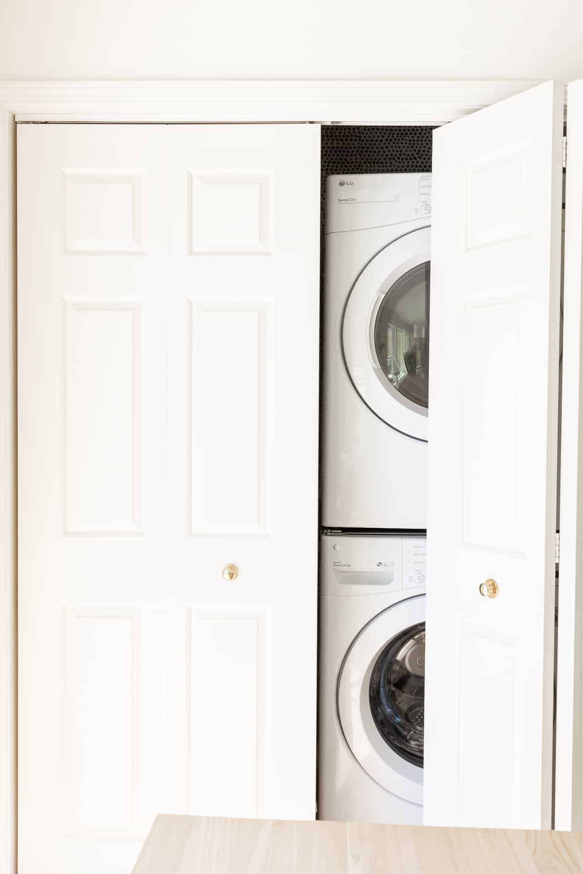 small washer and dryer for closet