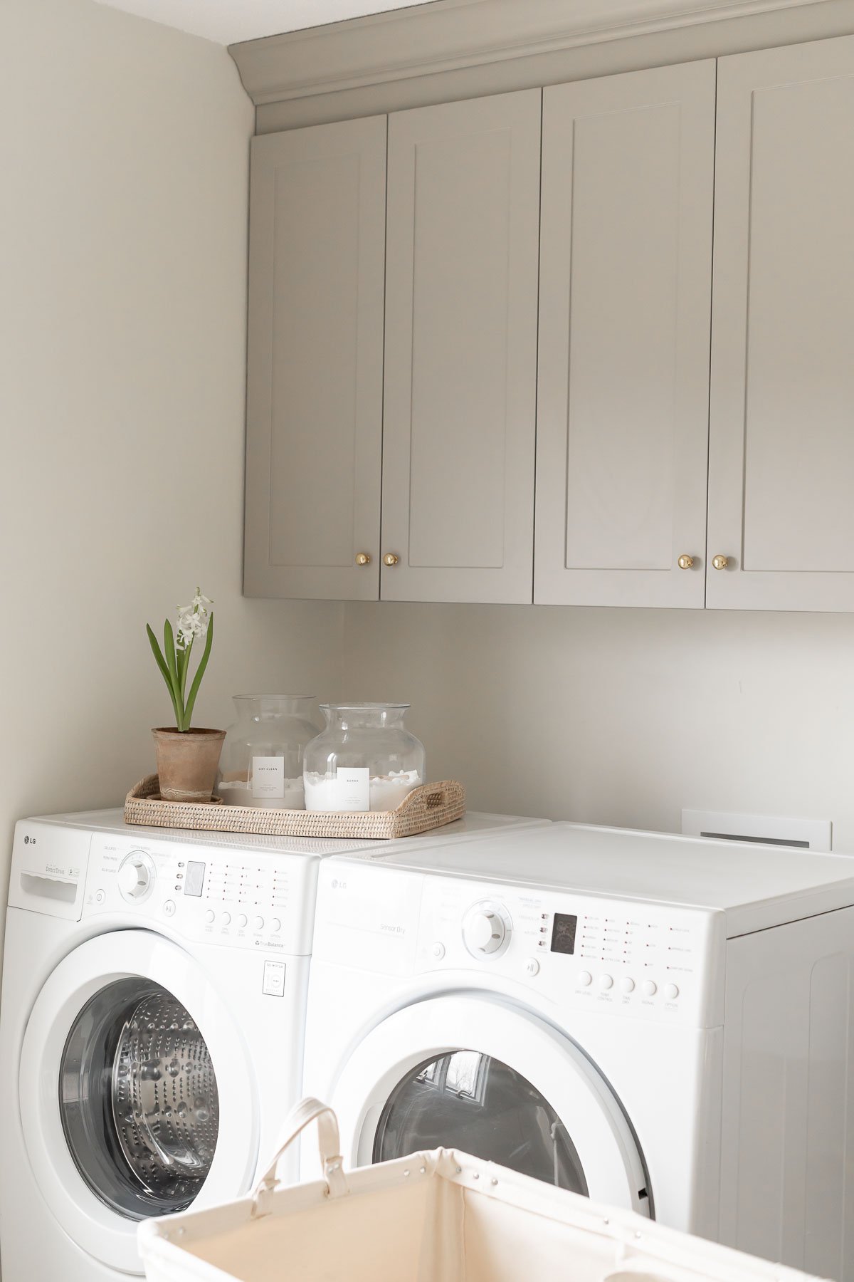 Dollar Store Laundry Room Organization • Neat House. Sweet Home®