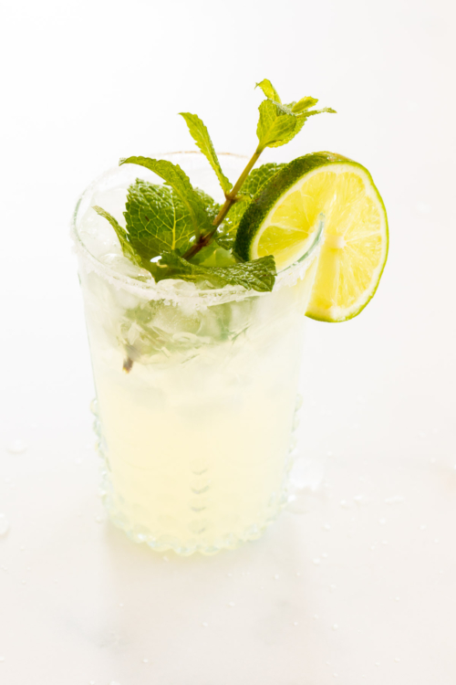 Fresh and Easy Mint Margarita Recipe | Julie Blanner