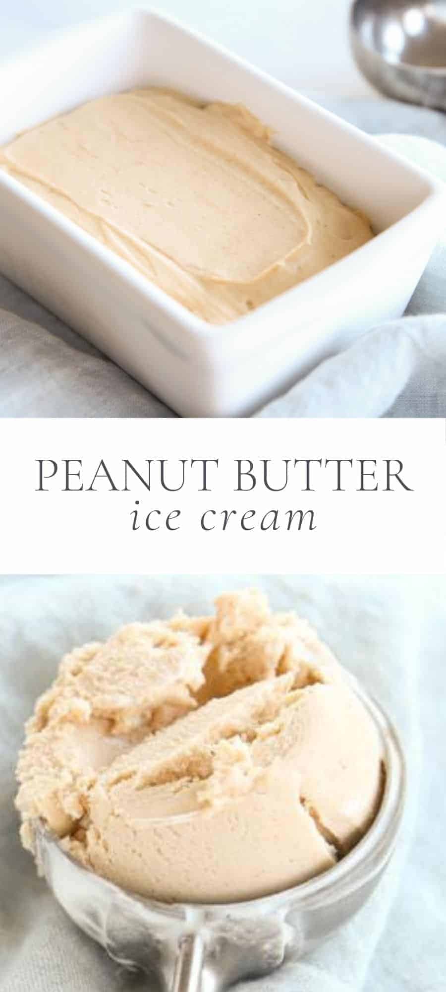 NoChurn Easy Peanut Butter Ice Cream Julie Blanner