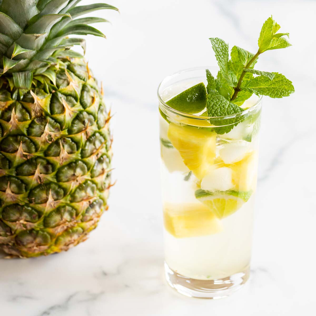 Frozen Pineapple Mojito Cocktail Recipe