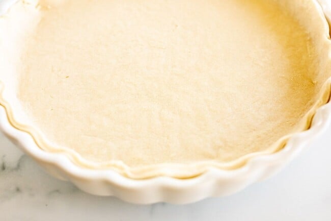 Flaky Quiche Crust (Made with 3 Ingredients!) | Julie Blanner