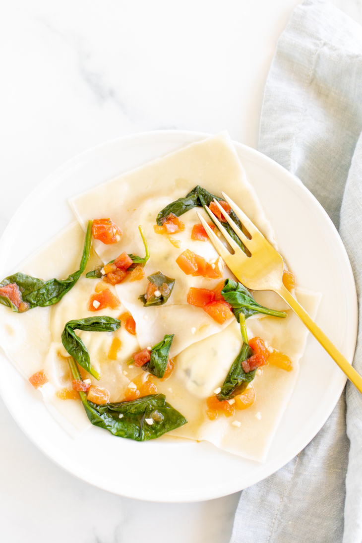Light Goat Cheese Ravioli with Basil Julie Blanner Top Globe News
