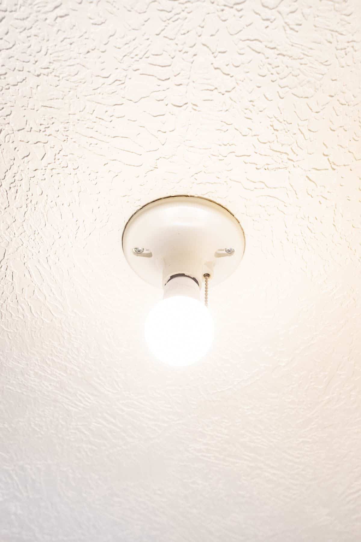 Pull Chain Light Fixture Into A Switch