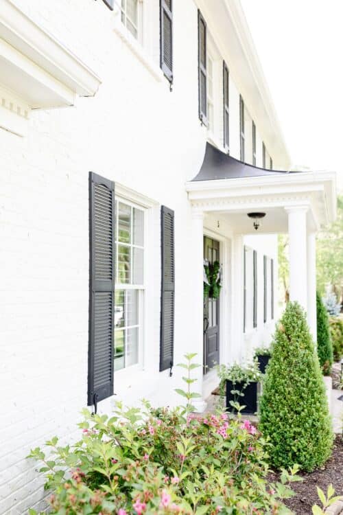 White Brick House Paint Colors and More | Julie Blanner