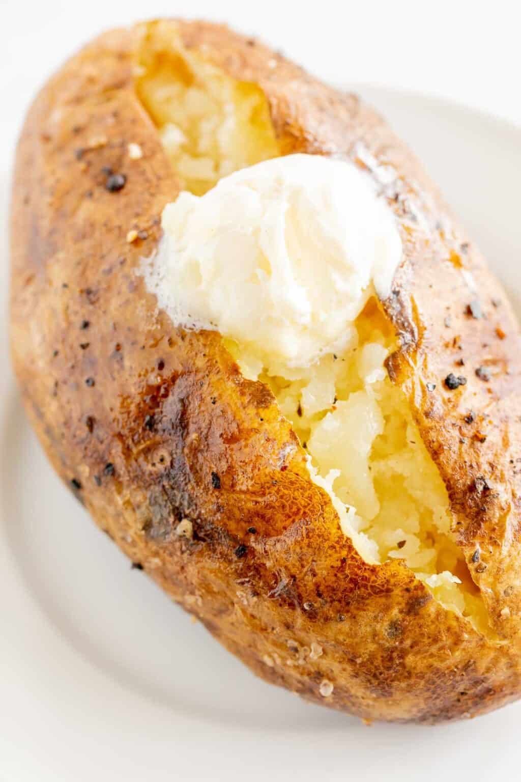 The Easiest Grilled Baked Potatoes In Foil | Julie Blanner