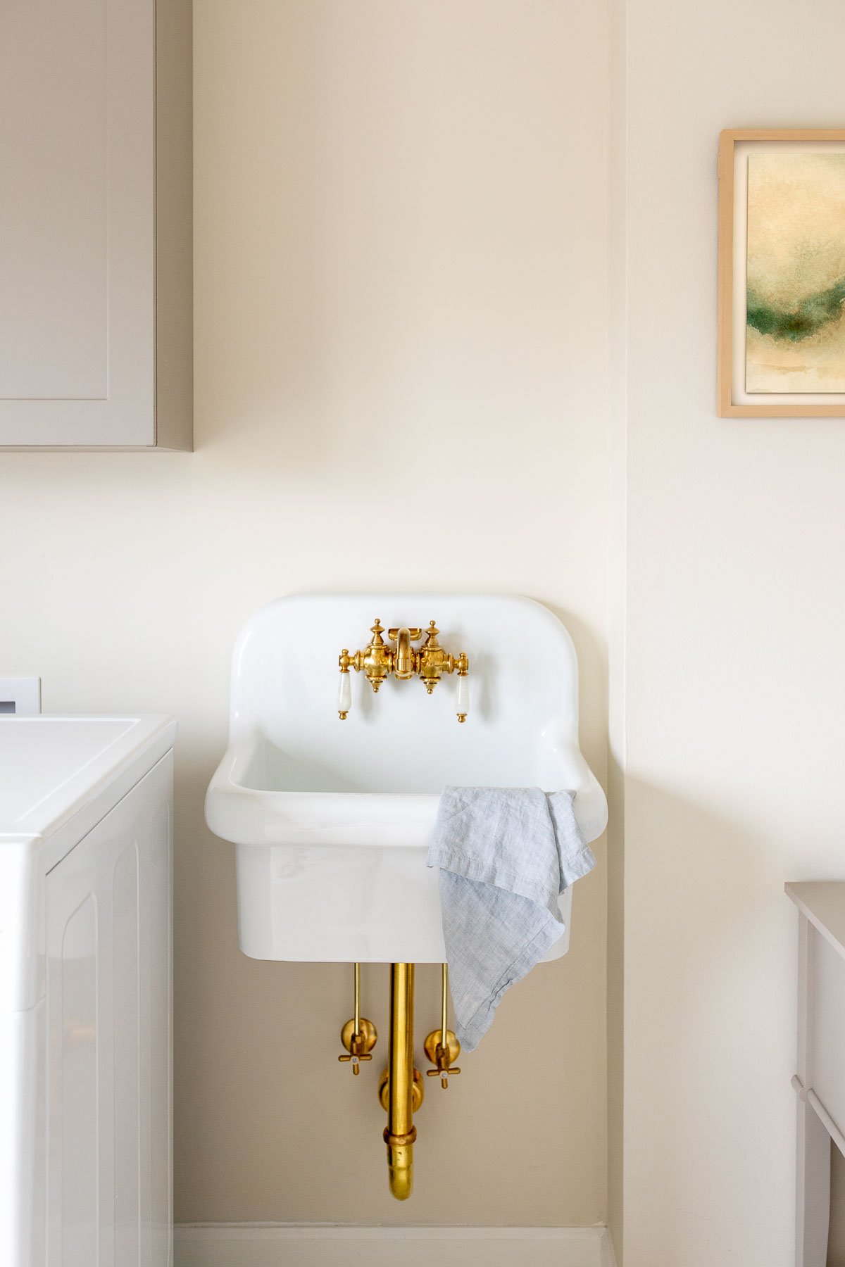 Idea implemented #2! Towel bar installed under kitchen sink on