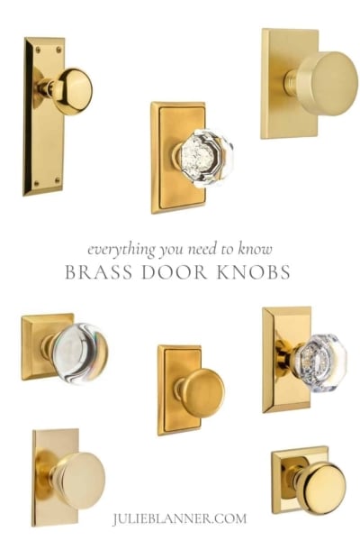 Glass and Brass Door Knobs for Timeless Historic Charm | Julie Blanner