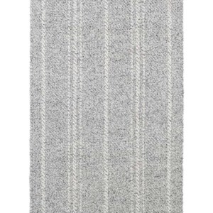 gray and cream striped rug
