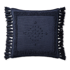 knotted tassel pillow