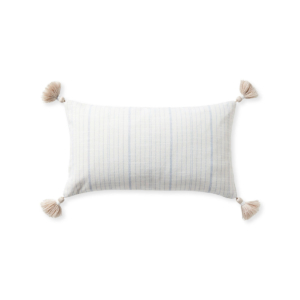 lumbar pillow with tassels
