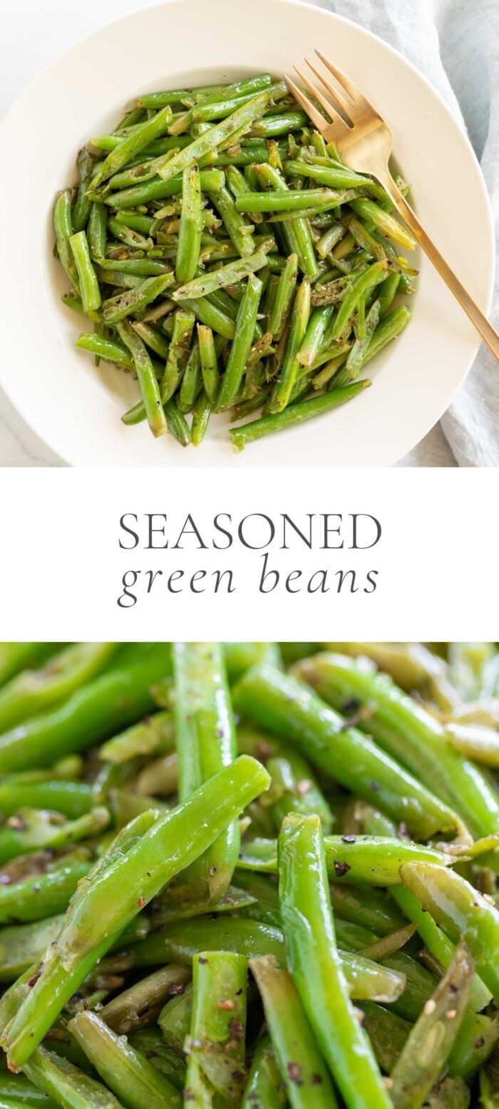 Easy and Delicious Seasoned Green Beans | Julie Blanner