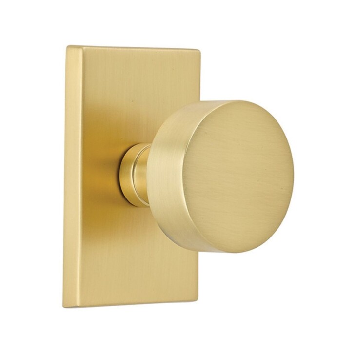 modern brass knob