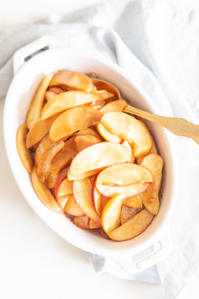 Four Ingredient Baked Apple Slices | Julie Blanner