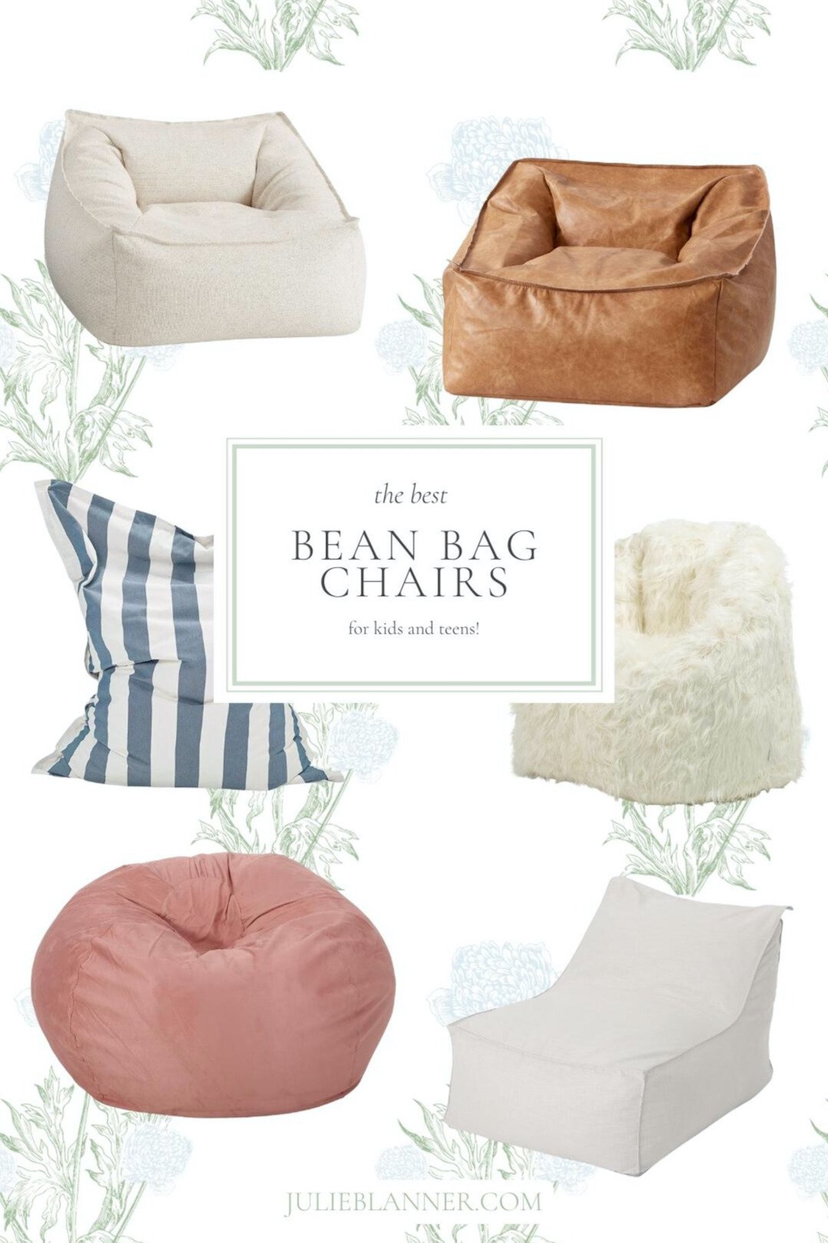A collection of bean bag chairs