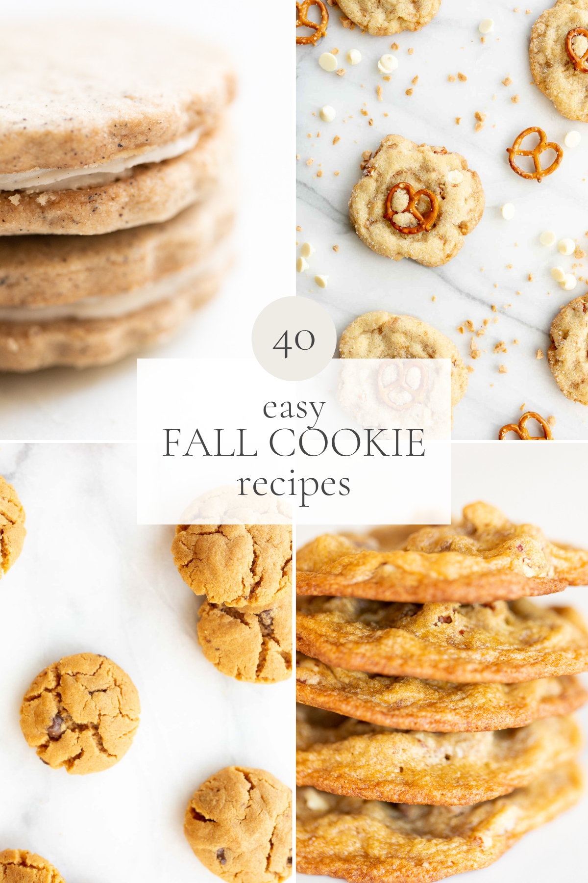 Explore a collection of 40 mouthwatering fall cookie recipes.