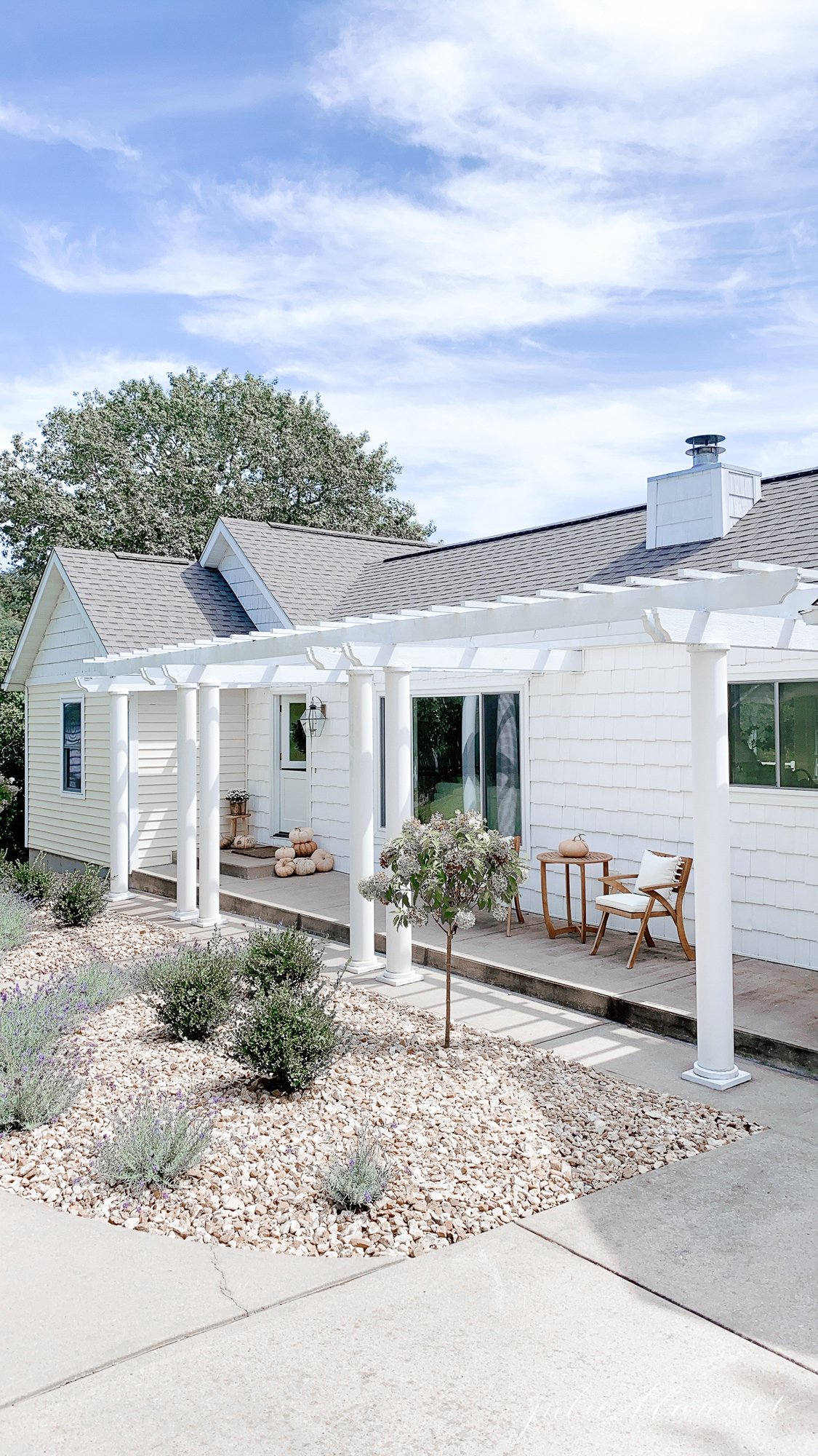 Pergola Attached to a House | Julie Blanner