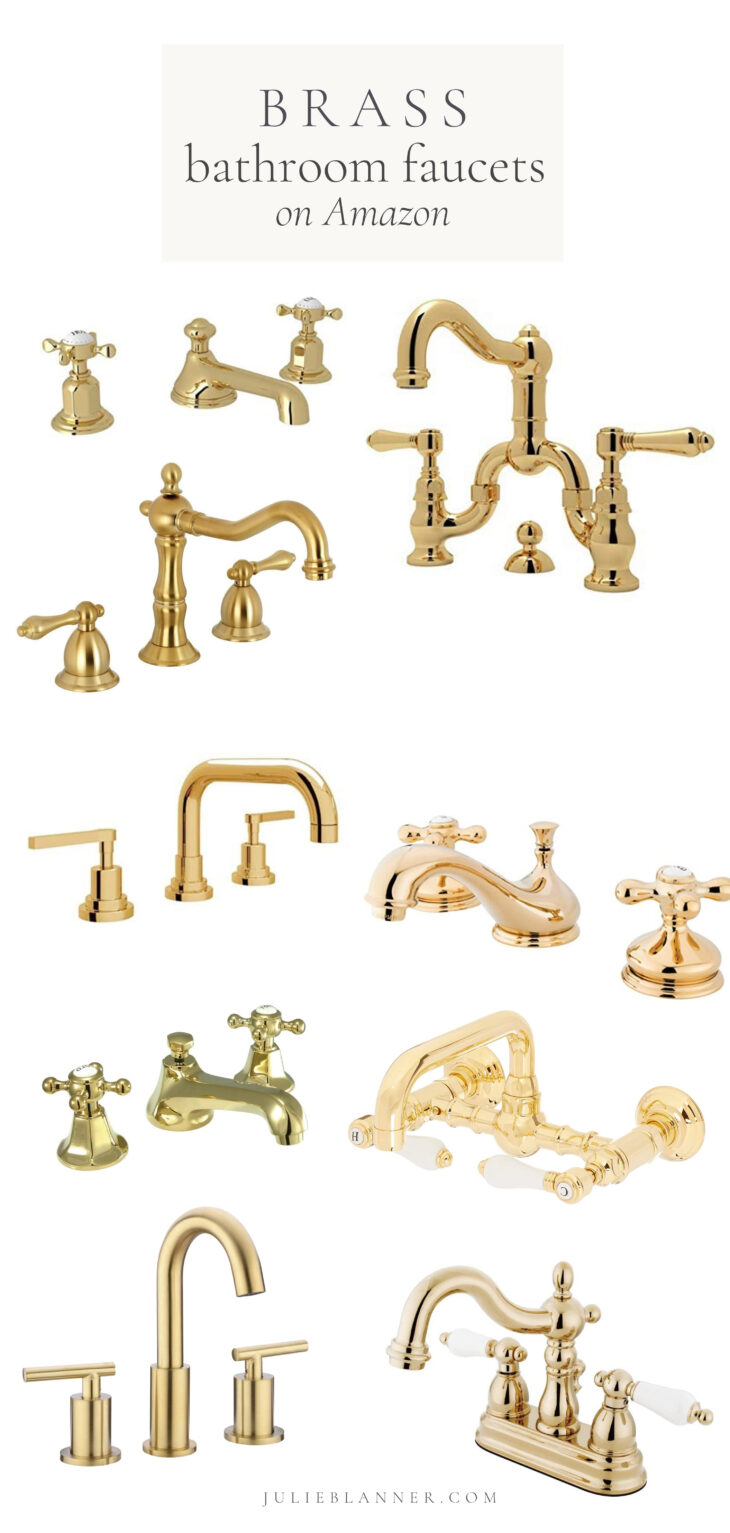 Brass Bathroom Faucets | Julie Blanner